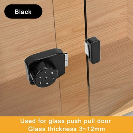 Digital Password Glass Cabinet Lock,Electronic Security for Sliding Showcase Doors
