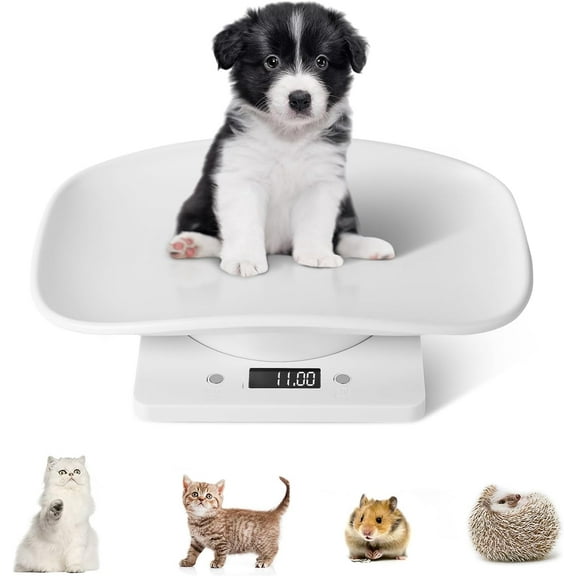 Digital Pet Scale Cat Scale Food Weight Mini Scale LCD Electronic Scales for Measure Small Dog Cat Small Animals Pet Food (Mini Pet Scale)