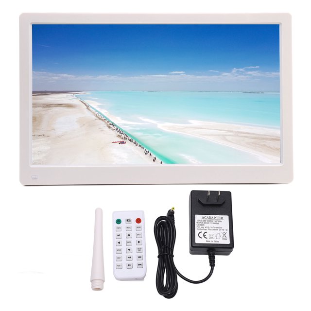 Digital Photo Frame 17in IPS Full View Screen 1920 X 1080 Electronic