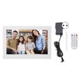 thumbnail image 1 of Digital Photo Frame White 13in HD Smart Video Music Playing Electronic Picture Frame With Remote Control 100?240V EU Plug, 1 of 5