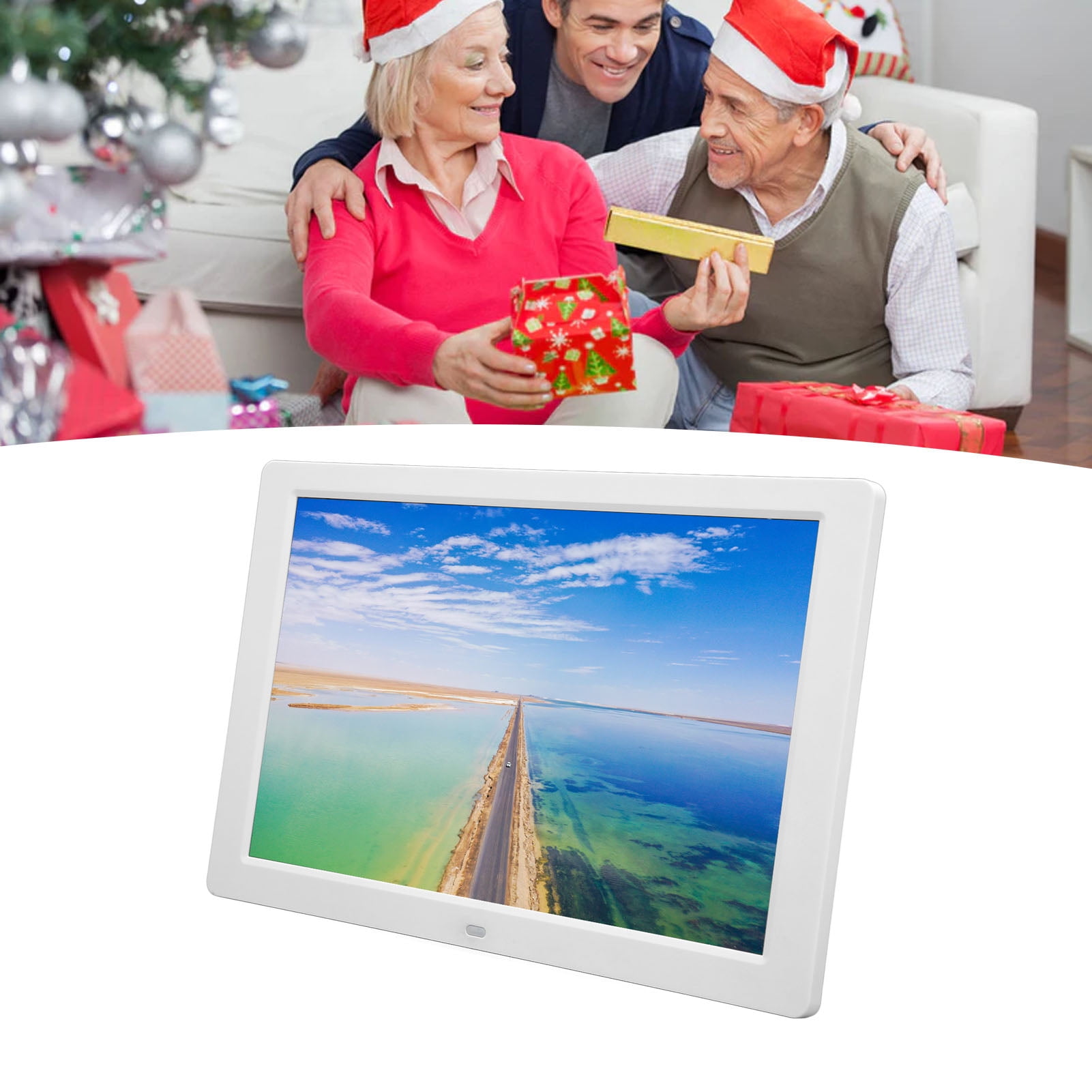 Digital Photo Frames, 12.1 Inch Electronic Picture Frame With Timer