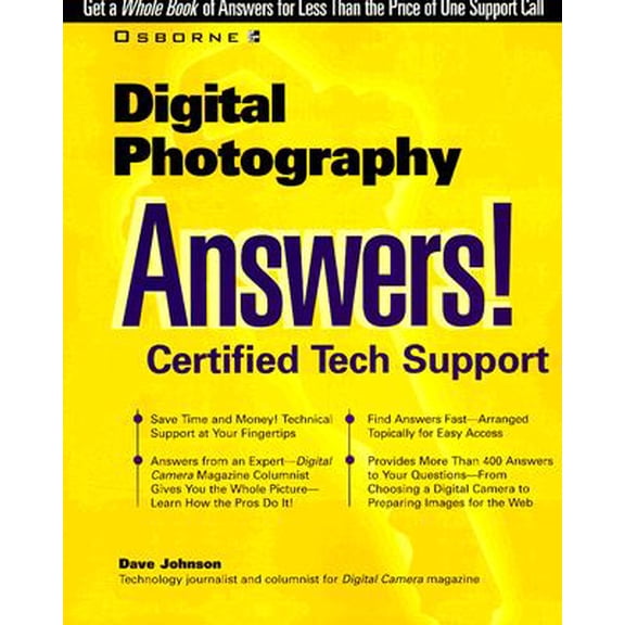 Pre-Owned Digital Photography Answers! Certified Tech Support