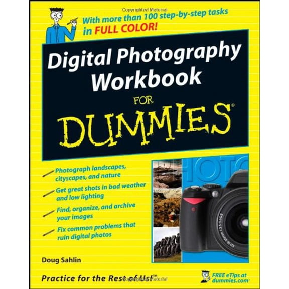 Pre-Owned Digital Photography Workbook for Dummies (Paperback) by Doug Sahlin