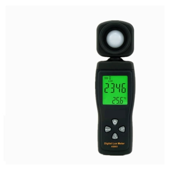 Digital Photometer Lux Meter Light Tester Photography Spectrometer Portable Brightness Detector 1-200,000 Luxmeter LCD Display