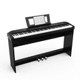 thumbnail image 1 of Digital Piano 88 Key Weighted Hammer Keyborad Piano with Sustain Pedal & Built in Speakers for Beginner/Adults(With Wood Stand), 1 of 6