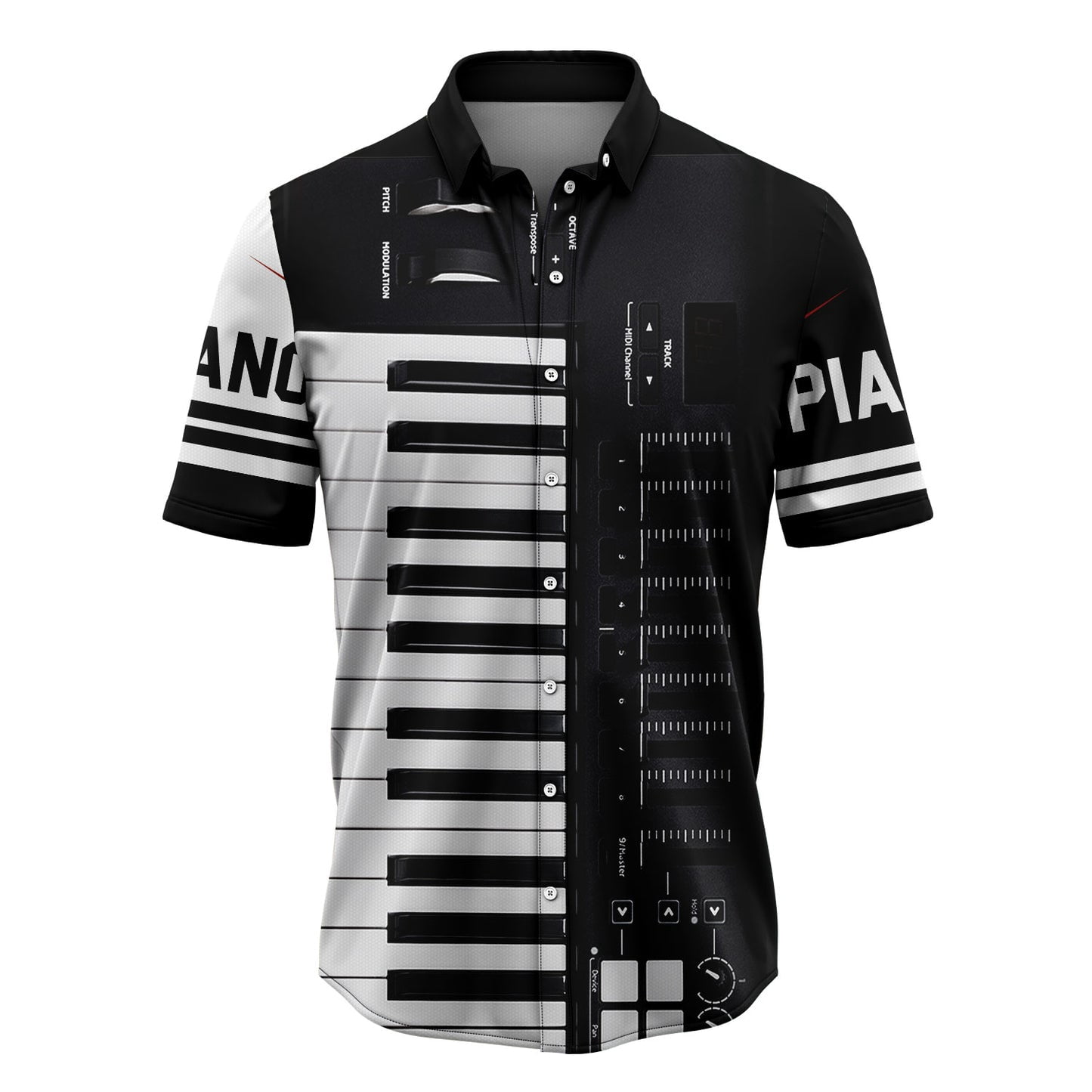 Digital Piano Aloha Hawaiian Shirt