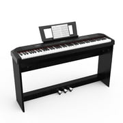 Digital Piano, Full Size 88 Key Weighted Hammer Keyborad Piano, Portable Electric Keyboard Piano for Beginner/Adults withSus-tainPedal, Power Supply, And Built in Speakers