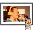 thumbnail image 1 of Digital Picture Frame, 10.1'' Frameo Digital Frame Wifi, 1280*800   Screen, 32GB Memory, Wall Mountable Digital Photo Frame, Auto-Rotate, Share Instantly, Wedding, Birthday Gifts for Women, Mom, 1 of 6