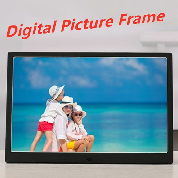 Digital Picture Frame 15 Inch Smart WiFi Digital Photo Frame 1024x600 HD IPS Touch Screen Frameo Digital Frame WiFi Calendar Clock Gift for Birthday Christmas No SD Card