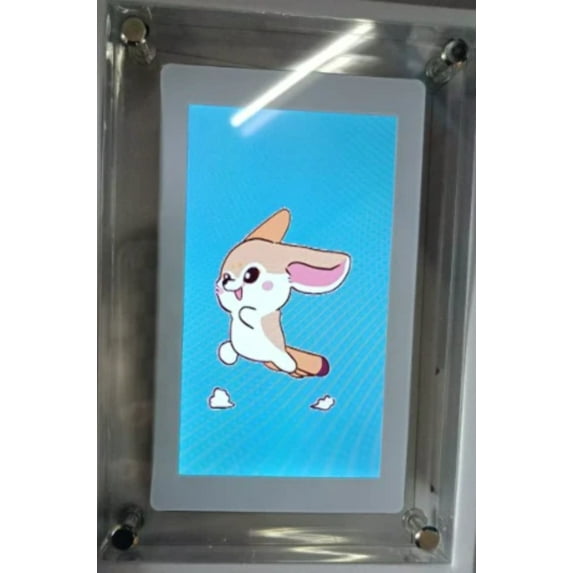 Digital Picture Frame Acrylic Video Player Digital Photo Frame Vertical Display With 1GB And Battery Type C Video Frame Gift For Loved