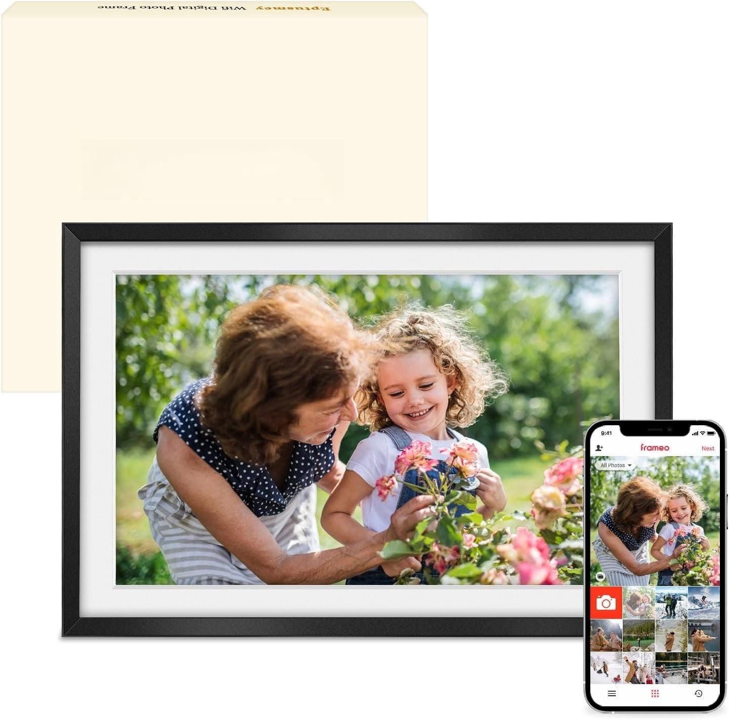 Digital Picture Frame:Built-in 32GB| WiFi Digital Photo Frame with 10.1 ...