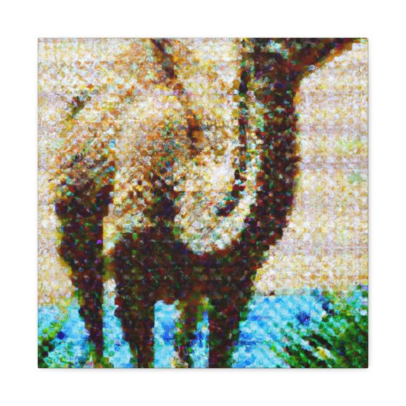 Digital Pixel Mosaic - Canvas