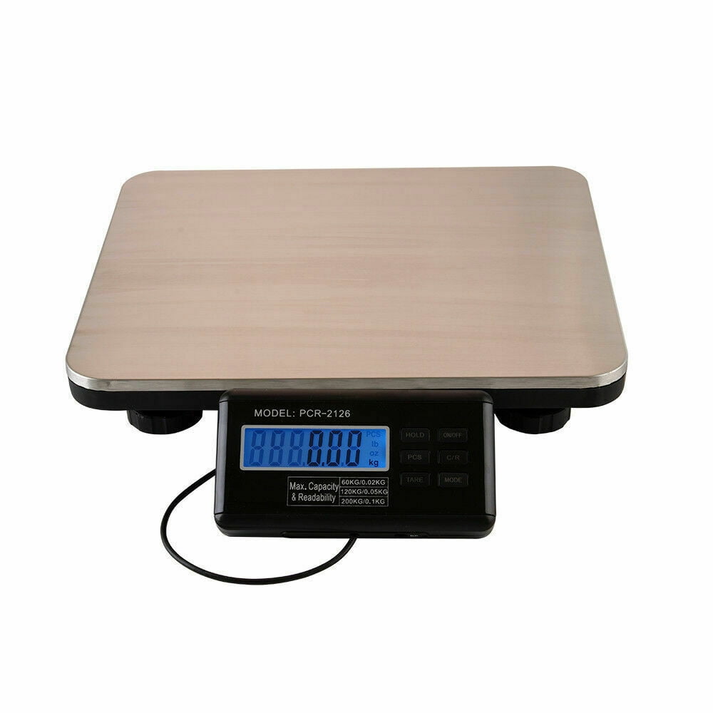 Digital Platform Scale with Dual Weighing Modes, 660lb/300kg Max Capacity, Stainless Steel Platform, LCD Display, Tare & Hold Function, Anti-Slip Feet  Ideal for Industrial & Commercial Use