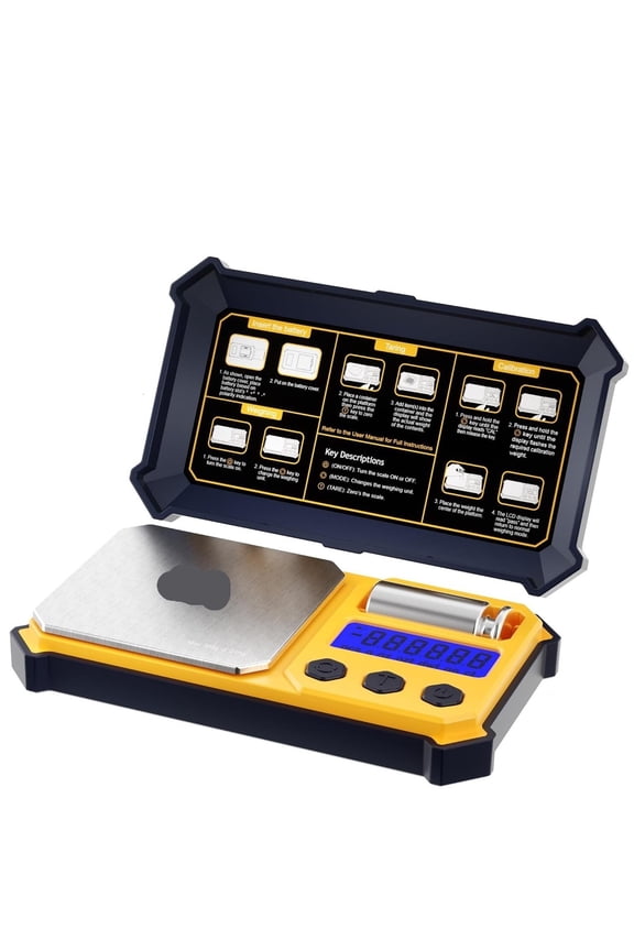 Digital Pocket Gram Scale, accuracy 300 g x 0.01 g, small high precision portable digital weights for jewelry, diamonds, powders