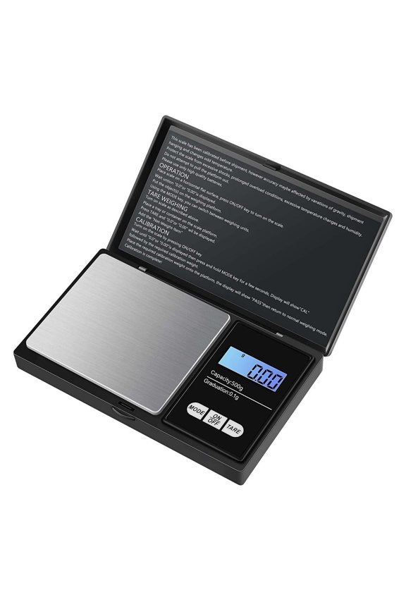 Digital Pocket Jewelry Mini Stainless Steel Electronic Scale Gold Gram Balance Weight Scale Portable ,Multi Measuring Units