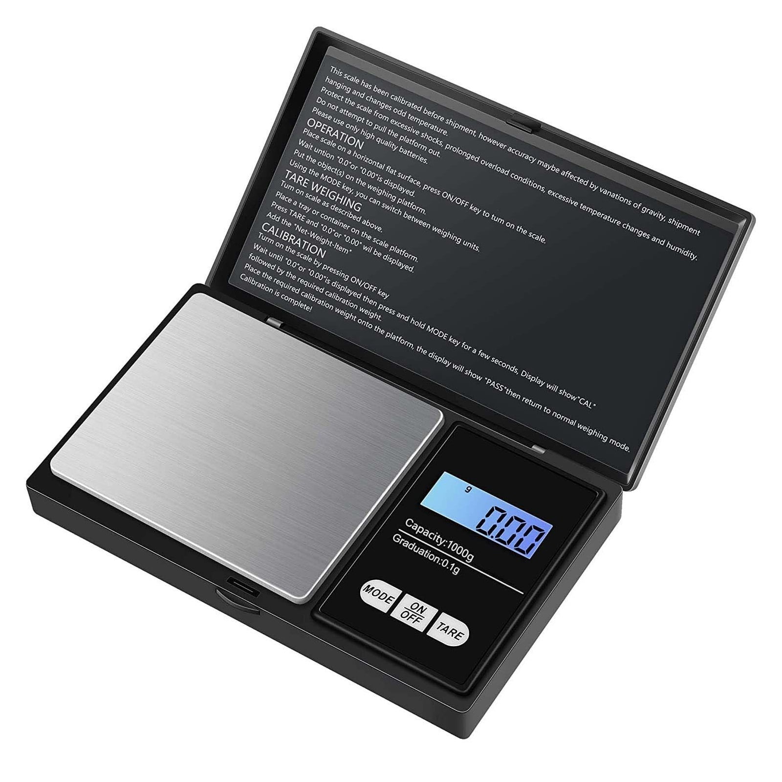 Digital Pocket Jewelry Mini Stainless Steel Electronic Scale Gold Gram Balance Weight Scale Portable ,Multifunction