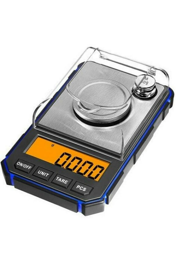 Digital Pocket Scale, 0.001g Precision, High Precision Sensor, Stainless Steel Surface for Durability, Portable Milligram Scale with Intelligent Indication for Professional Use