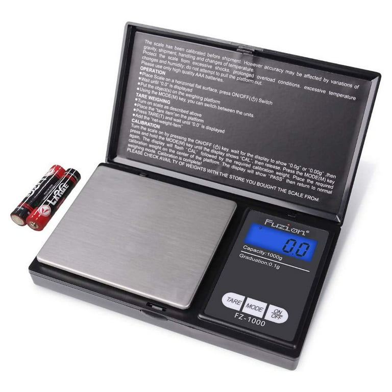 Digital Pocket Scale, High Accuracy within 1000g/0.1g, Personal Nutrition  Scale with LCD Back-Lit Display, Portable travel scale for Food, Medicine,  Jewelry 