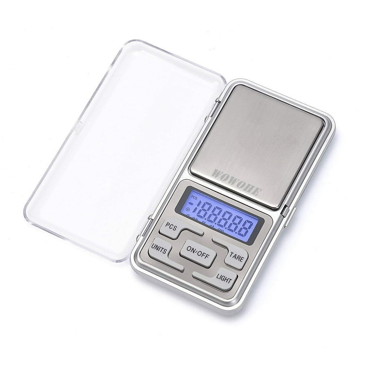Digital Pocket Scales Gram Food Scale Kitchen Portable Scale Small Mini Cooking Scale Digital Weight Grams Capacity 500g, Size: Large
