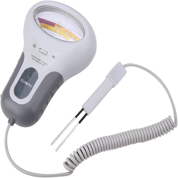 Digital Pool Water Quality Tester, Portable CL2 & pH Meter