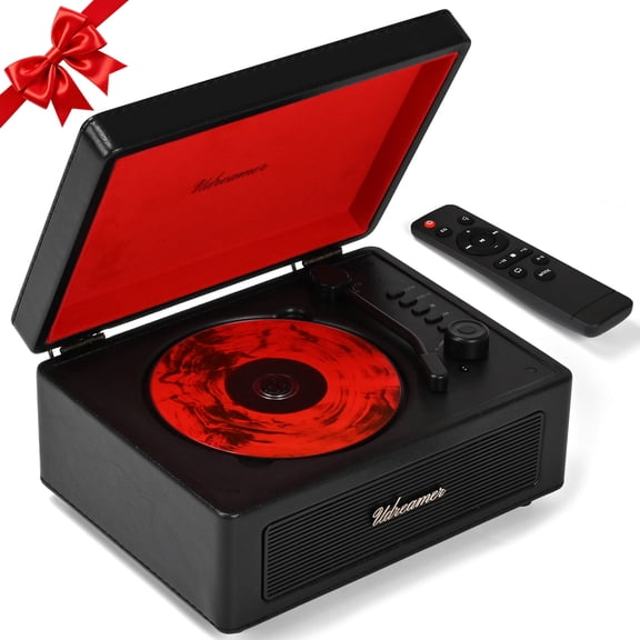 Udreamer Portable CD Players for Home Stereos, Home CD player Portable,CD player with Bluetooth,Stereos for Home | Black