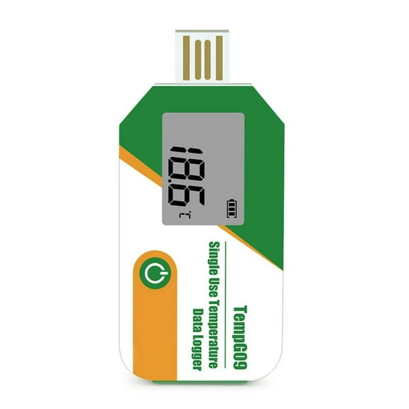 Digital Portable Miniature High Accuracy Data Logger Disposable Temperature Sensor for Cold Chain Transport with Alarm1 * temperature recorder