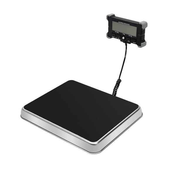 Digital Postal Scale, 440 lbs Heavy Duty Shipping Scale with USB & Battery Power, LCD Display, Black