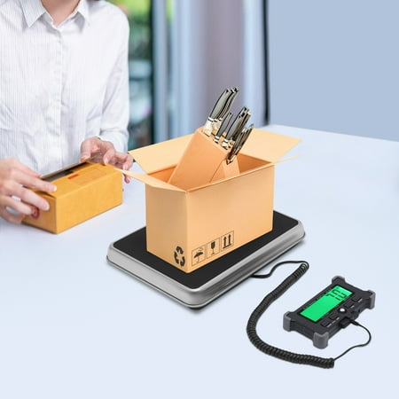 Digital Postal Scale with USB Cable, 440LBS, Mail Parcel Scale with LCD Display for Weight Shipping
