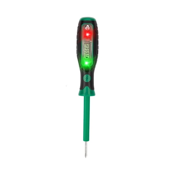 Digital Potential Detecting Screwdriver For Electrical Work Highlighting Tap Activated Transducer