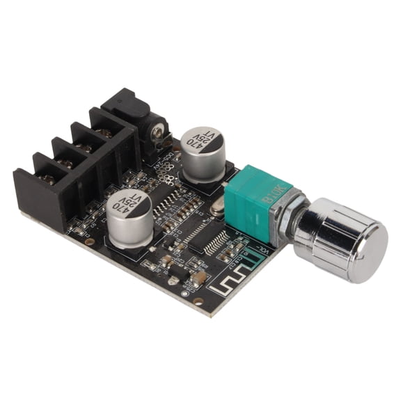 Digital Power Amplifier Board Mini Stereo Bluetooth 5.0 Dual Channel Audio Module 5-24V High Performance 14.00x6.00 In