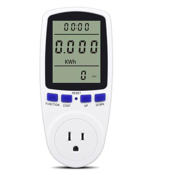 Digital Power Monitor Meter Usage Energy Watt Amp Volt KWh Electricity