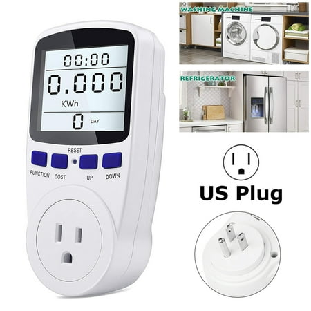 Digital Power Saving Energy Monitor Watt Amp Volt KWh Meter Electricity Analyzer
