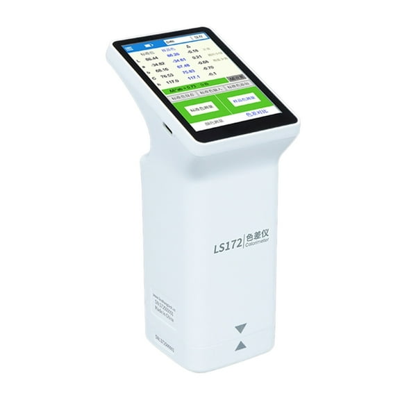 Digital Precise Colorimeter LS172 LS173 LS172B LS173B Smart Touch Screen Colorimeter For Coating Ceramic Plastic Paint Color Measurement ,One-Button Operation