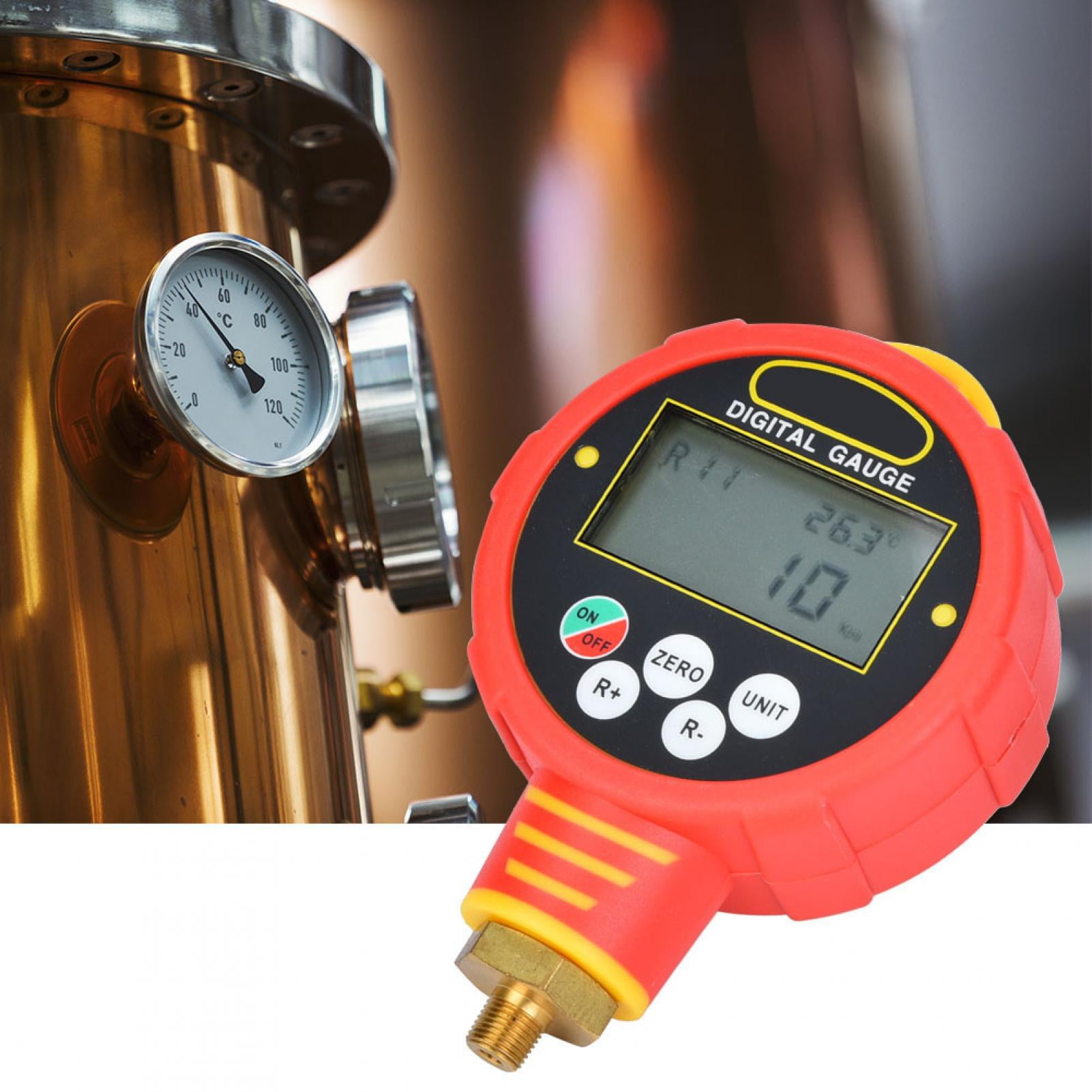 Digital Pressure Gauge Air Conditioning Refrigerant Manifolds