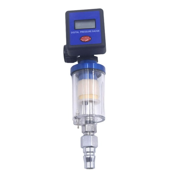 Digital Pressure Regulator with Water Oil Separator Filter 1/4" Quick Connection Pneumatic Tool Paint
