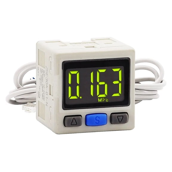 Digital Pressure Switch, ISE30A/ZSE30AF-01-N-L/P/AML Vacuum Negative Pressure Sensor ,Easy to Use - ISE30A-01-B-L_1