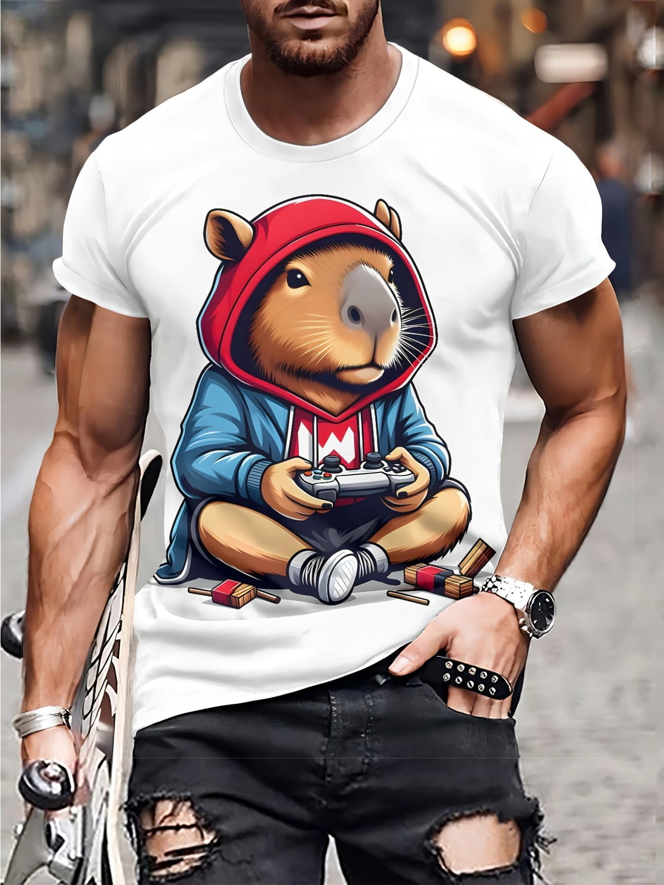 Warframe T Shirt Stalker Sigil T-Shirt Short-Sleeve Tee Shirt