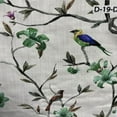 thumbnail image 1 of Digital Print Fabric - Cotton Hand - 58 Inch. in Width, | Home Decor, Mint Parrot / Sample 3x3 Inch, 1 of 1