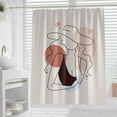 thumbnail image 1 of Digital Printed Polyester Shower Curtain Waterproof Bathroom Partition Curtain Toilet Curtain 1.8M * 1.8M, 1 of 5