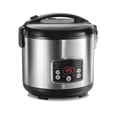 thumbnail image 1 of Digital Programmable Rice Cooker & Food Steamer, 14 Cups Cooked (7 Uncooked) With Steam & Rinse Basket, Stainless Steel, 1 of 4