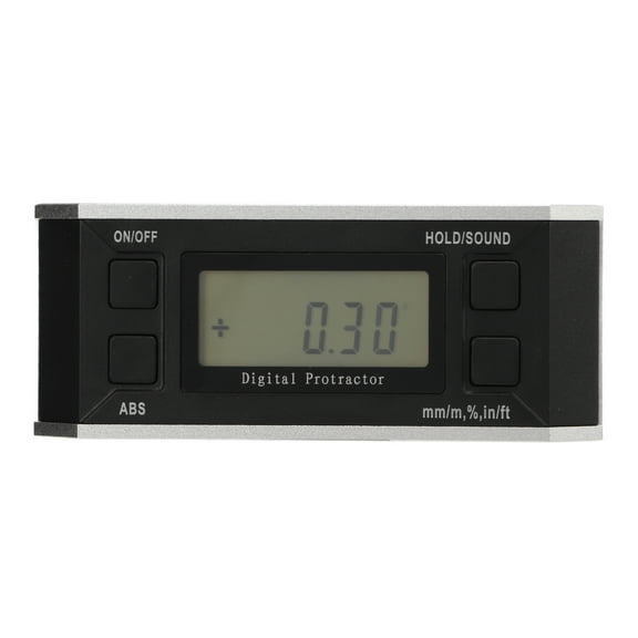 Digital Protractor 4x90 LCD Electronic Inclinometer - Angle Level Finder, Non-Magnetic Gauge with Backlight for Precise Measurements