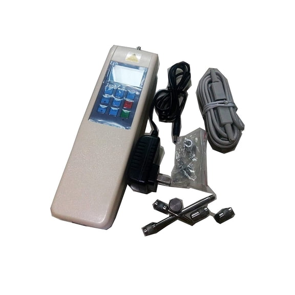 Digital Push Pull Force Gauge Dynamometer with 200N 20KG 45lb Automatic Peak Function 6 Digits Large Screen Display