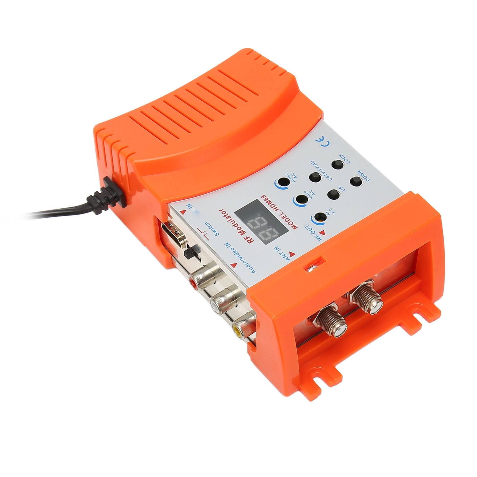 Digital RF Modulator, PAL NTSC Format Modulator AV To RF Converter For Home TV, HDTV Tuner, Game