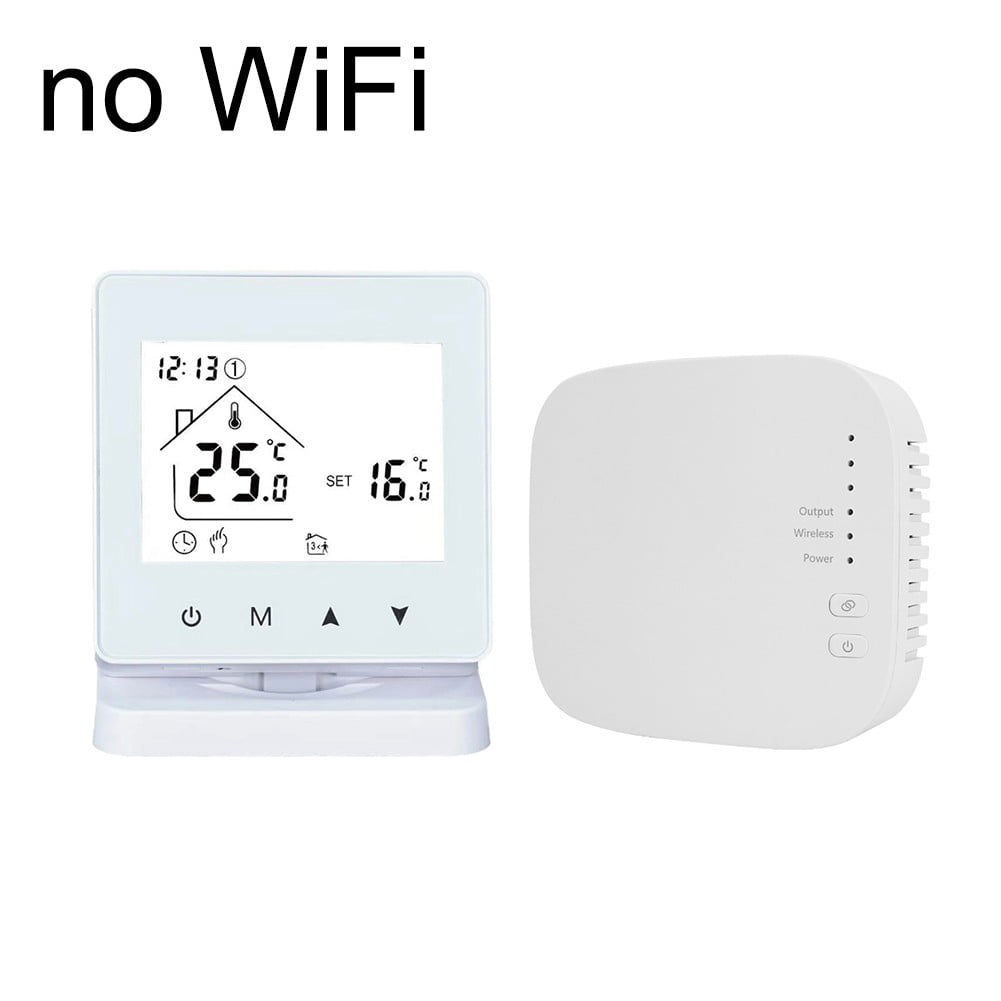 Digital RF433 Wireless Thermostat Temperature Controller LCD Display ...