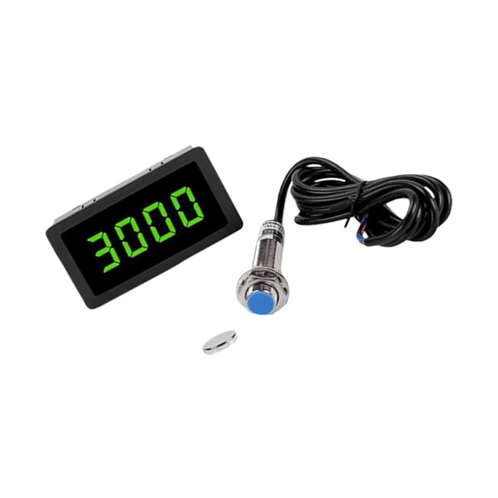 Inbuilt Rpm Devices Digital RPM Tachometer Hall Sensors Base Speed Meter For Motors ...