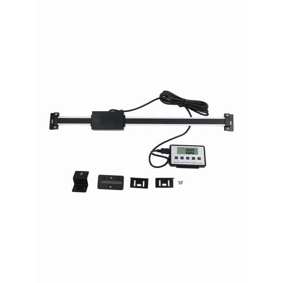 Digital Readout Linear Scale External Display for DRO, 0-300mm Range with 0.01mm Resolution, Fast 120in/s Speed, Large LCD Screen