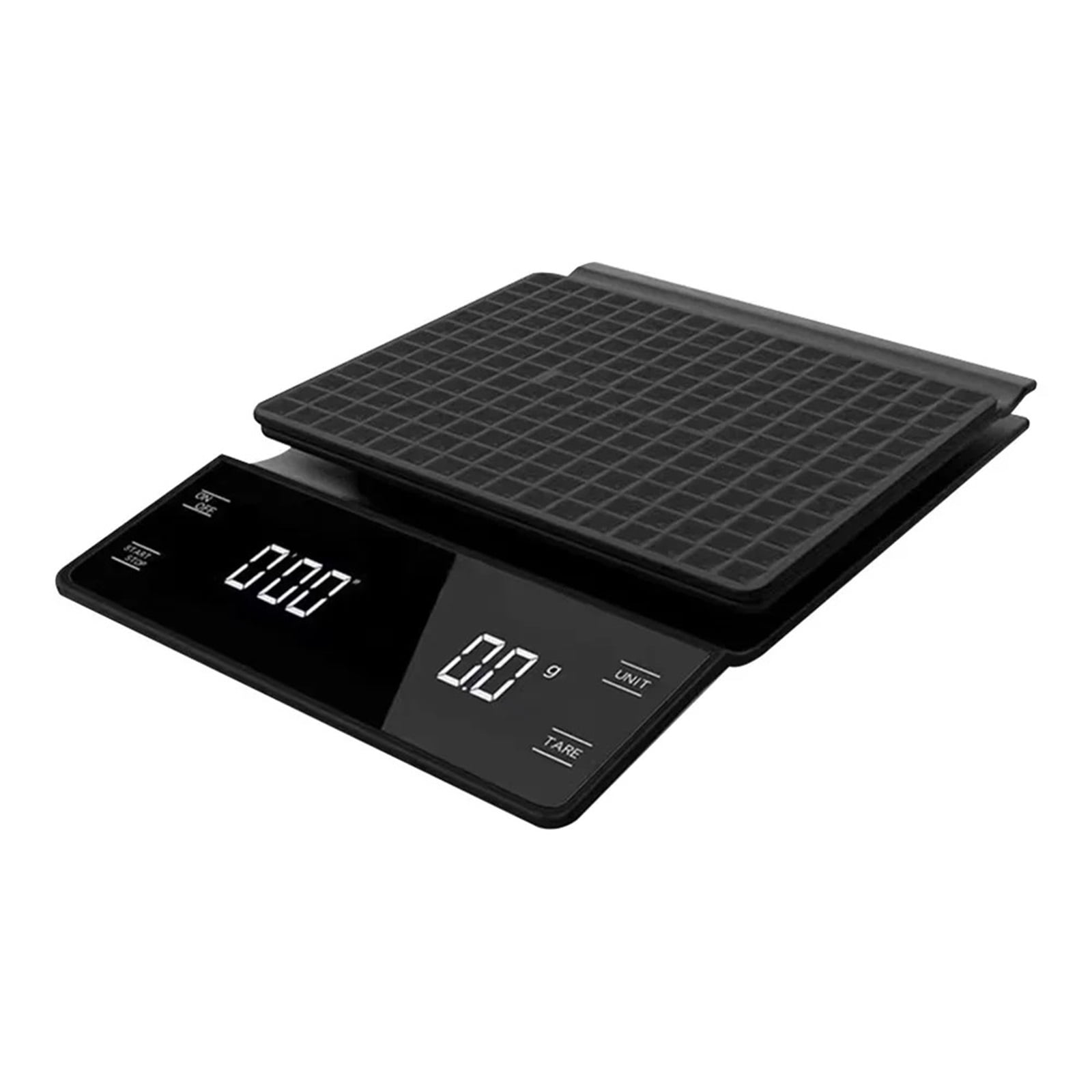 Digital Rechargable Coffee Scale with Timer LED Screen Espresso USB 3kg Max.Weighing 0.1g High Precision Measures Kitchen Scale
