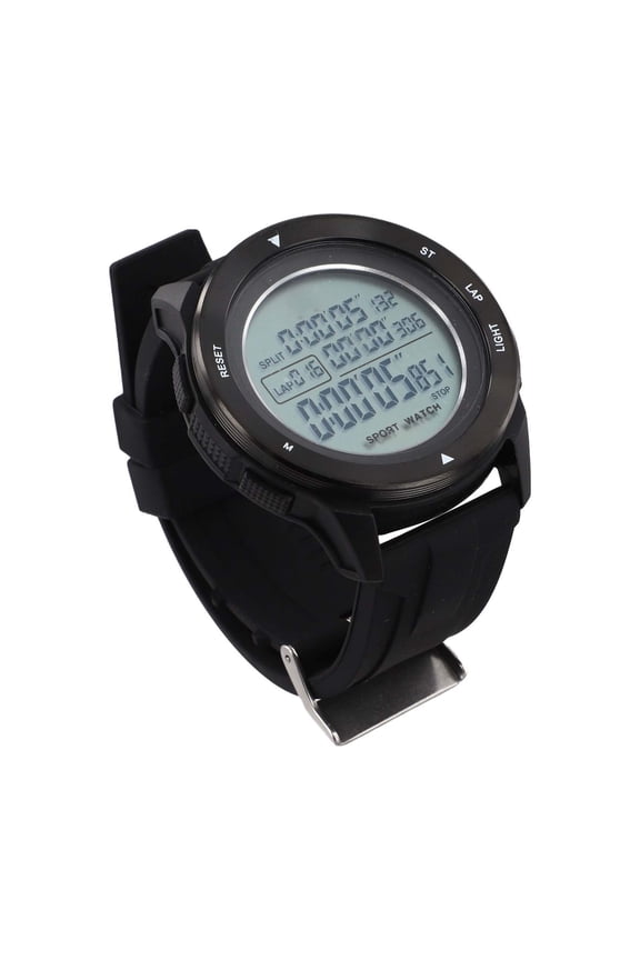 Digital Referee Stopwatch for Football Soccer Matches, Sports Timer with 100 Memory Records and Backlight Display, 45mm Dial, Plastic Silicone Stopwatch for Running Fitness