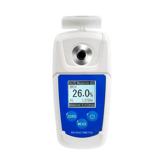 Digital Refractometer 0-55% Tester Meter Fruit Juice Sugar Content Measuring Instrument Suger Meter ,Consistent Readings