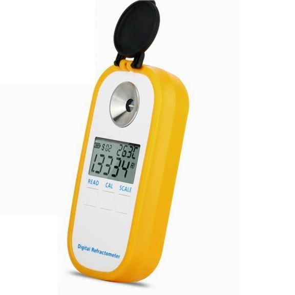 Digital Refractometer Automotive Antifreeze Ethylene Propylene Glycol Freezing Cleaner Car Battery Urea Refractometers ,Operation is Simple